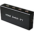 4XEM 5 Port HDMI Switch - 1920 x 1080 - Full HD - 1080p5 x 1 - Blu-ray Disc Player, DVR, Set-top Box, Gaming Console, Computer, TV - 1 x HDMI Out 1 thumbnail image