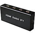 4XEM 5 Port HDMI Switch - 1920 x 1080 - Full HD - 5 x 1 - Blu-ray Disc Player, DVR, Set-top Box, Gaming Console, Computer, TV - 1 x HDMI Out