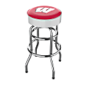 Imperial NCAA Backless Swivel Bar Stool, University Of Wisconsin 1 thumbnail image