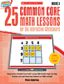 Scholastic 25 Common Core Math Lessons For The Interactive Whiteboard, Grade 3