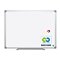MasterVision® Earth Gold Ultra Magnetic Dry-Erase Whiteboard, Lacquered Steel, 48'' x 96'', 100% Recycled Frame, Aluminum Frame 1 thumbnail image