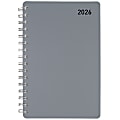 Office Depot Brand Weekly Monthly Appointment Book, 4" x 6", Silver, January 2026 to December 2026, OD71043026 1 thumbnail image