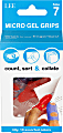 Lee Tippi Micro-Gel Fingertip Grips, Size 7, Medium, Assorted Colors, Pack Of 10 1 thumbnail image