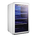 Magic Chef 3.4 Cu. Ft. Retro Beverage Cooler, 30-3/4”H x 17-1/2”W x 19-3/4”D, White 1 thumbnail image