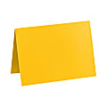 LUX Folded Cards, A7, 5 1/8" x 7", Sunflower Yellow, Pack Of 250