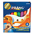 Prang® Large Crayons, 4"H x 7/16W", Assorted Colors, Pack Of 8 1 thumbnail image