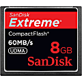 SanDisk Extreme 8 GB CompactFlash 1 thumbnail image