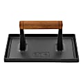 Masterpro Bergner Iron Grill Press, 9", Black