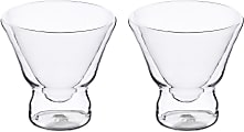 Bergner MasterPro Mixology Martini Glasses, 7.7 Oz, Clear, Set Of 2 Glasses