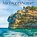 2025 BrownTrout Michigan Nature Monthly Plastic-Free Square Wall Calendar, 12" x 12", American States, January to December 2025, 9781975475260 1 thumbnail image