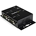 StarTech.com USB to Serial Adapter - 2 Port - Wall Mount - Din Rail Clips - Industrial - COM Port Retention - FTDI - DB9 - 2 x 9-pin DB-9 Male RS-232 Serial, 1 x 4-pin Type B Female USB 2.0 USB USB 1 thumbnail image