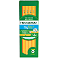 Ticonderoga® Beginners' Elementary Untipped Wood Pencils, HB Lead, Pack of 12