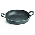 Tablecraft Mini Round Cast Iron Server, 11 Oz, Black