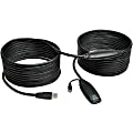 Tripp Lite 10M USB 3.0 SuperSpeed Active Extension Repeater Cable M/F 33ft 33' 10 Meter - USB extension cable - USB Type A (F) to USB Type A (M) - USB 3.0 - 33 ft - active - gray