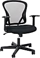 OFM Essentials Swivel Mesh Mid-Back Task Chair, Black/Silver 1 thumbnail image