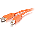 C2G 3m USB 2.0 A/B Cable - Orange