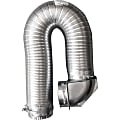 Builder's Best 4" x 8ft UL Transition-Duct Single-Elbow Kit - For Dryer, Bathroom, Ventilation Fan 1 thumbnail image