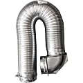 Builder's Best 4" x 8ft UL Transition-Duct Single-Elbow Kit - For Dryer, Bathroom, Ventilation Fan