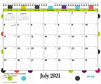 Blue Sky™ Monthly Teacher Wall Calendar, 12" x 15", Teacher Dots, 100340 1 thumbnail image