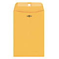 Columbian® Envelopes, 6" x 9", 28-Lb, Clasp Closure, Brown Kraft, Box Of 100