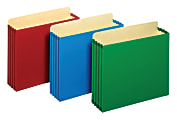 Pendaflex® Heavy-Duty Pockets, 3 1/2" Expansion, Letter Size, Assorted Colors, Pack Of 4 Pockets 1 thumbnail image