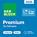 H&R Block Premium Tax Software, 2025, Windows/Mac, Download 1 thumbnail image