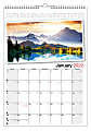 Office Depot® Brand Monthly Wall Calendar, 12" x 17", Scenic, January to December 2022 1 thumbnail image