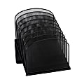 Safco® Onyx Mesh 8-Tier Desk Organizer, 14"H x 11 3/4"W x 10 3/4"D, Black 1 thumbnail image