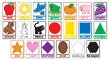Scholastic Colors And Shapes 20-Piece Bulletin Board Set 1 thumbnail image