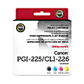 Office Depot® Brand Remanufactured Black, Magenta, Cyan, Yellow Inkjet Cartridge Replacement For Canon PGI-225/CLI-226, Pack Of 4 1 thumbnail image
