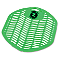 Genuine Joe Orchard Zing Scent Urinal Screen - Orchard Zing - Odor Neutralizer, Ozone-safe - 72 / Carton - Green 1 thumbnail image