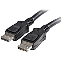 StarTech.com DisplayPort Cable With Latches, 30'