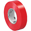 Tape Logic® 6180 Electrical Tape, 1.25" Core, 0.75" x 60', Red, Case Of 200