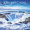 2025 BrownTrout Oregon Coast Monthly Plastic-Free Square Wall Calendar, 12" x 12", American States, January to December 2025, 9781975475499 1 thumbnail image
