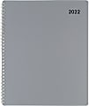 Office Depot® Brand Monthly Planner, 8-1/2" x 11", Silver, January To December 2022, OD001630