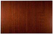 Anji Mountain Bamboo Deluxe Roll-Up Chair Mat, 48" x 72", 8 mm"-Thick, Dark Cherry 1 thumbnail image