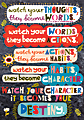 Scholastic POP! Chart, Watch Your Thoughts, 25 3/8" x 19", Multicolor