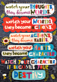 Scholastic POP! Chart, Watch Your Thoughts, 25 3/8" x 19", Multicolor 1 thumbnail image