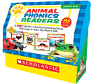 Scholastic Animal Phonics Readers, 12" x 12", Grades Pre-K - 2, 6 Sets Of 24 Titles
