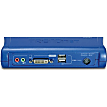 TRENDnet 2-Port DVI USB KVM Switch & Cable Kit with Audio, Manage Two PCs, 2 x USB Keyboard & Mouse Ports, 2 x Bonus USB 2.0 Ports, 2 Way Audio Support, TK-204UK - TRENDnet 2-Port DVI/USB KVM Switch Kit with Audio