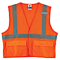 Ergodyne GloWear® Safety Vest, Mesh 8220HL, Type R Class 2, Small/Medium, Orange