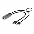 StarTech.com 1ft (30cm) HDMI to DisplayPort Adapter Cable, 8K 60Hz, Active HDMI 2.1 to DP 1.4 Video Converter, USB Bus Powered 1 thumbnail image