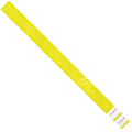Tyvek® Wristbands, 3/4" x 10", Yellow, Case Of 500