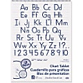 Chart Tablets, Presentation Format (1 1/2 Rule), 25 White 24 X 16 Sheets