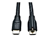 Tripp Lite High-Speed HDMI Cable With Ethernet and Locking Connector, 10'