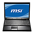 MSI™ A6200 Pentium Laptop Computer With 15.6" LCD Screen & Intel® Pentium® Dual-Core P6100 Processor 1 thumbnail image