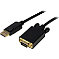 StarTech.com 15ft (4.6m) DisplayPort to VGA Cable, Active DisplayPort to VGA Adapter Cable, 1080p Video, DP to VGA Monitor Converter Cable 1 thumbnail image