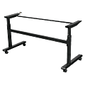 Balt Height-Adjustable Flipper Training Table Base, 60"W, Black
