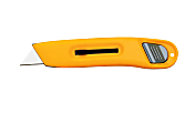COSCO General-purpose Retractable Utility Knife - 1 x Blade(s) - Plastic Handle - Silver, Silver