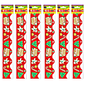 Teacher Created Resources Border Trim, Christmas, 35' Per Pack, Set Of 6 Packs 1 thumbnail image